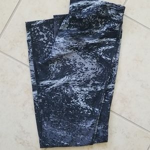 Black Print Leggings